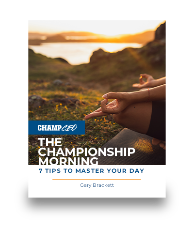 the championship morning as resources by Gary Brackett